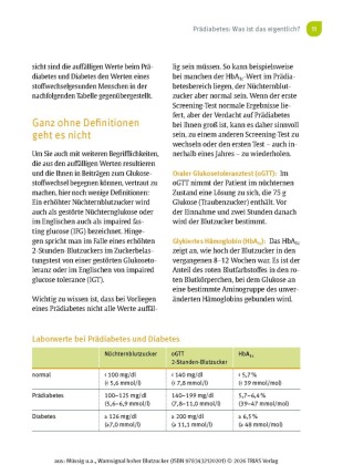 Warnsignal hoher Blutzucker