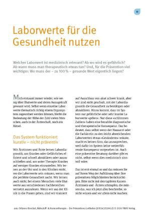 Nährstoff- & Hormontherapie - Der Präventions-Leitfaden