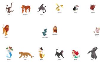 Disney Klassiker Magnet-Spiel-Buch