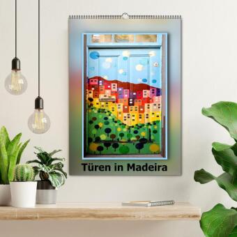 Türen in Madeira (Wandkalender 2026 DIN A2 hoch), CALVENDO Monatskalender