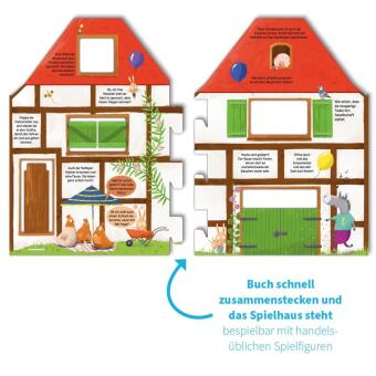 Buch & Spielhaus zum Aufstellen: Mein Bauernhof