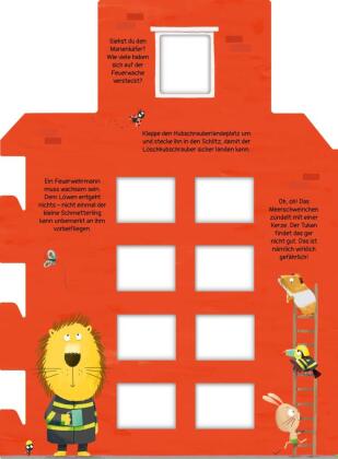 Buch & Spielhaus zum Aufstellen: Meine Feuerwehr