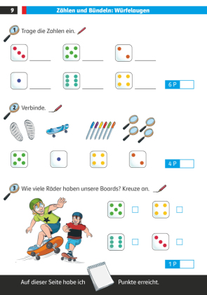 Die drei ??? Kids: Mein Matheblock 1. Klasse