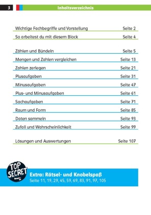 Die drei ??? Kids: Mein Matheblock 1. Klasse
