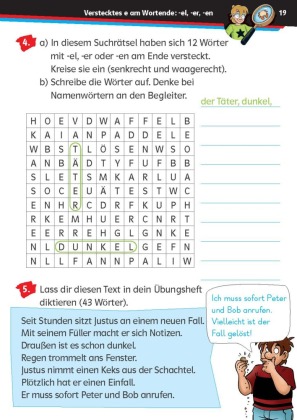 Die drei ??? Kids: Mein Übungsheft Deutsch 2. Klasse - Richtig schreiben