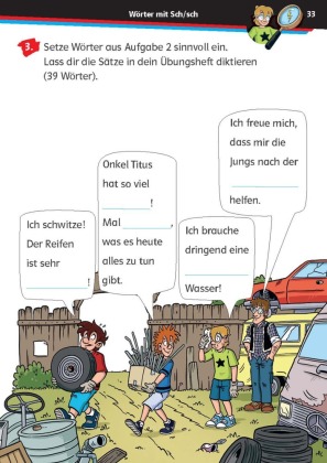 Die drei ??? Kids: Mein Übungsheft Deutsch 2. Klasse - Richtig schreiben