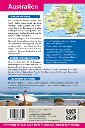 Reise Know-How Reiseführer Australien Osten und Zentrum