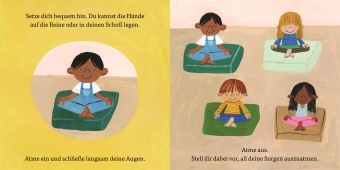 Meditation für Kinder. Ruhig und entspannt