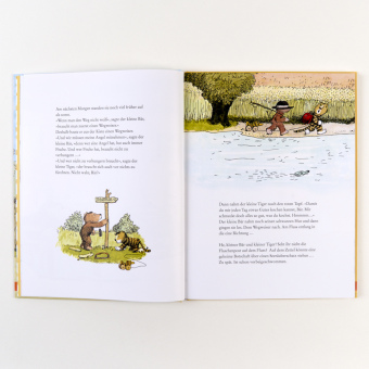 Tiger und Bär. Beste Freunde, ehrlich wahr! 