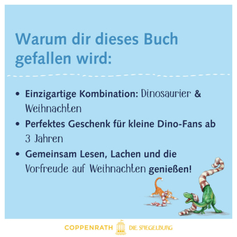 Dinosaurier feiern Weihnachten (