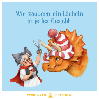 Dinosaurier feiern Weihnachten (