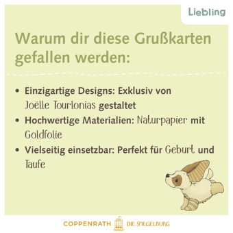 Mini-Grußkarten - Willkommen