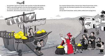 Die Geschichte vom heiligen Nikolaus Kontrastbuch (Pappbilderbuch)