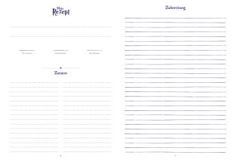 Meine magischen Rezepte - Zauberschüler Blau