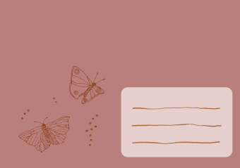 Pop-up-Grußkarte - Blumen