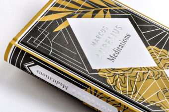 Aurelius - Meditations. A special edition hardcover embossed with silver foil