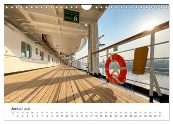 Kreuzfahrtpiraten (Wandkalender 2026 DIN A4 quer), CALVENDO Monatskalender