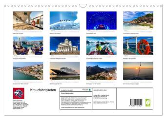 Kreuzfahrtpiraten (Wandkalender 2026 DIN A3 quer), CALVENDO Monatskalender