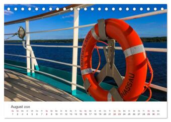 Kreuzfahrtpiraten (Tischkalender 2026 DIN A5 quer), CALVENDO Monatskalender
