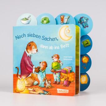 Noch sieben Sachen, dann ab ins Bett