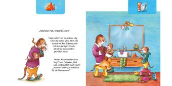 Noch sieben Sachen, dann ab ins Bett