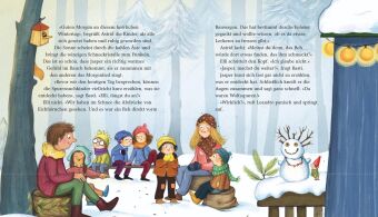 Weihnachtstrubel im Winterwald