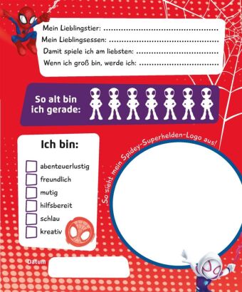 MARVEL Spidey und seine Super-Freunde: Mein Kindergarten Freundebuch
