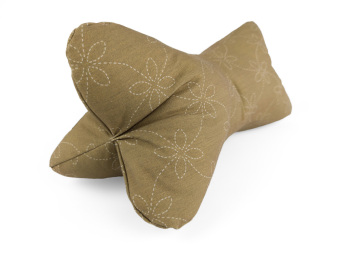 Leseknochen - Sashiko-Muster khaki