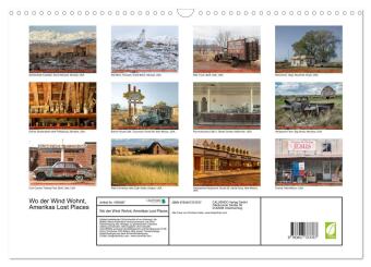 Wo der Wind Wohnt, Amerikas Lost Places (Wandkalender 2026 DIN A3 quer), CALVENDO Monatskalender