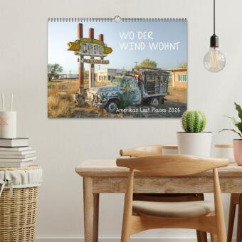 Wo der Wind Wohnt, Amerikas Lost Places (Wandkalender 2026 DIN A3 quer), CALVENDO Monatskalender