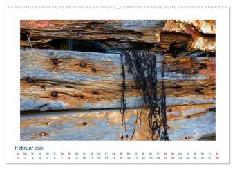 Faszination Schiffsfriedhof (hochwertiger Premium Wandkalender 2026 DIN A2 quer), Kunstdruck in Hochglanz