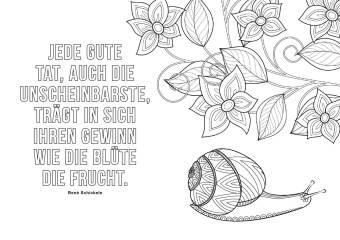 Ausmalbuch für Senioren: Das Leben ist bunt