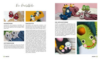 Tierisch gemütlich - Amigurumi-Hausschuhe häkeln für Klein und Groß
