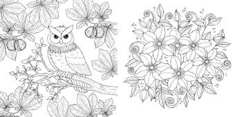 Waldgeflüster - Natur-Motive und Tiere ausmalen