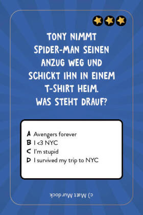 Kartenspiel: Das inoffizielle Quiz für Marvel-Fans