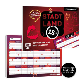 Stadt, Land, Ü18 - Der verboten gute Spieleklassiker für Partys, Geburtstage und JGAs