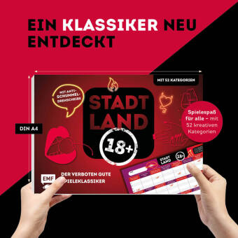 Stadt, Land, Ü18 - Der verboten gute Spieleklassiker für Partys, Geburtstage und JGAs