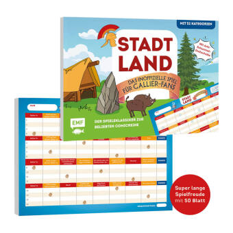 Stadt, Land, das inoffizielle Spiel für Gallier-Fans - Der Spieleklassiker zur beliebten Comicreihe