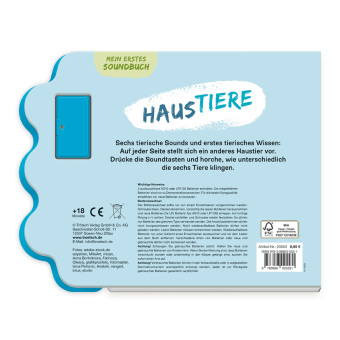 TRÖTSCH - Soundbuch Mein erstes Soundbuch Haustiere| Ab 1,5 Jahren