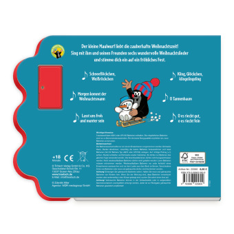 TRÖTSCH - Der kleine Maulwurf Soundbuch Weihnachtslieder | Ab 18 Monaten