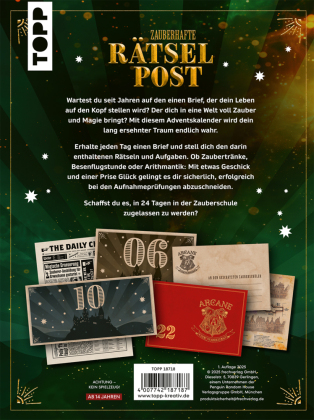 Zauberhafte Rätselpost: Der inoffizielle Potter-Fan Adventskalender