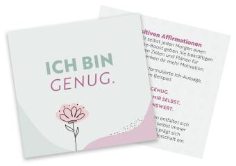 Inspirationskarten: 3-Minuten Selbstliebe