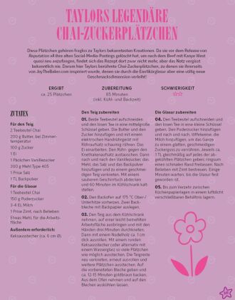 Taylor's Kitchen - Das ultimative Swiftie-Kochbuch