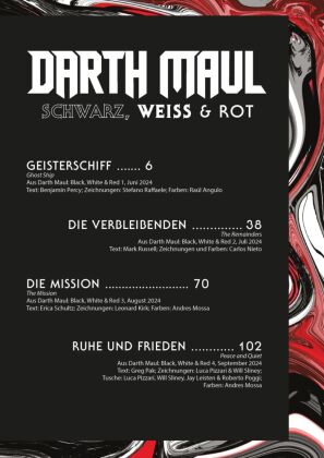 Star Wars Comics: Darth Maul - Schwarz, Weiß & Rot Deluxe