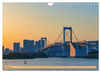 Impressionen aus Tokio, der Megastadt im Land der aufgehenden Sonne (Wandkalender 2026 DIN A4 quer), CALVENDO Monatskalender