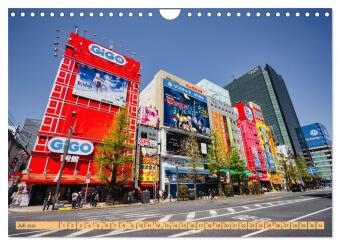 Impressionen aus Tokio, der Megastadt im Land der aufgehenden Sonne (Wandkalender 2026 DIN A4 quer), CALVENDO Monatskalender