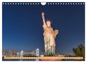 Impressionen aus Tokio, der Megastadt im Land der aufgehenden Sonne (Wandkalender 2026 DIN A4 quer), CALVENDO Monatskalender