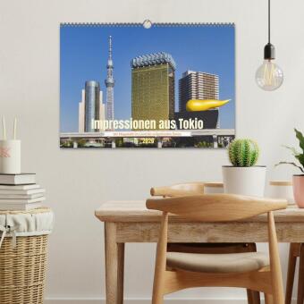 Impressionen aus Tokio, der Megastadt im Land der aufgehenden Sonne (Wandkalender 2026 DIN A3 quer), CALVENDO Monatskalender