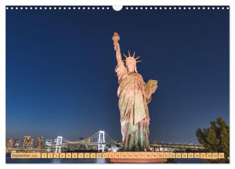 Impressionen aus Tokio, der Megastadt im Land der aufgehenden Sonne (Wandkalender 2026 DIN A3 quer), CALVENDO Monatskalender