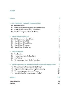 Bedürfnisorientierte Pädagogik (BoP) verstehen, einordnen, anwenden